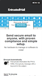 Mobile Screenshot of entrustedmail.com